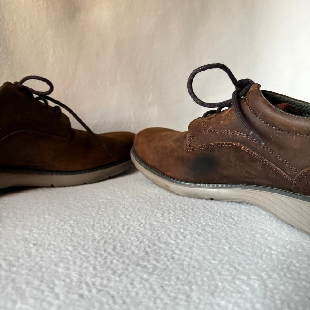 Rockport Men’s Size 12 Leather Lace Up Boat Shoes.